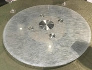 63" Tempered Glass Turntable with Aluminum Bearing