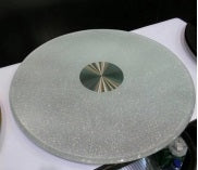 63" Tempered Glass Turntable with Aluminum Bearing