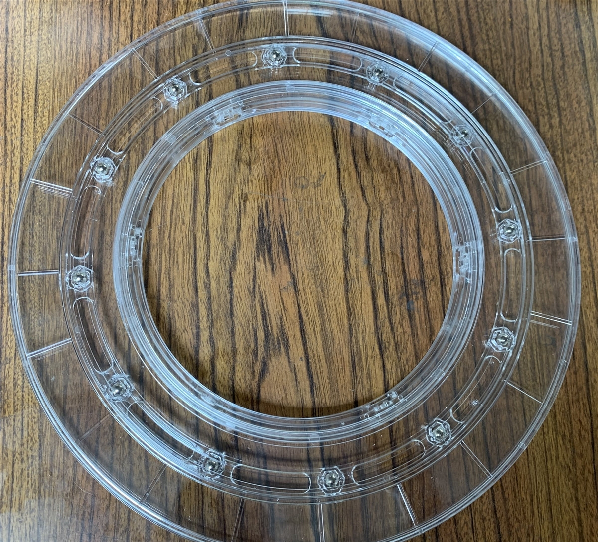 10" Inch Dia. Acrylic Lazy Susan Turntable AS6 Bearing