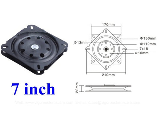 176 lbs Capacity 7"  Swivel Lazy Susan Turntable Bearings