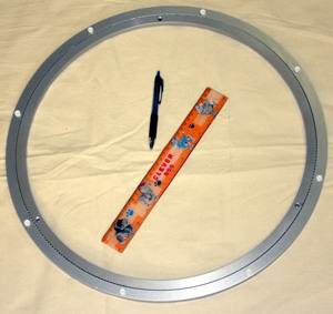 450mm Lazy Susan Aluminum Bearing 500 lbs Turntable Bearings